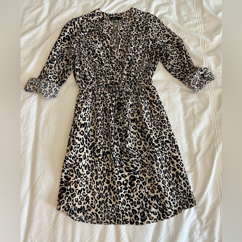 Leopard print dress